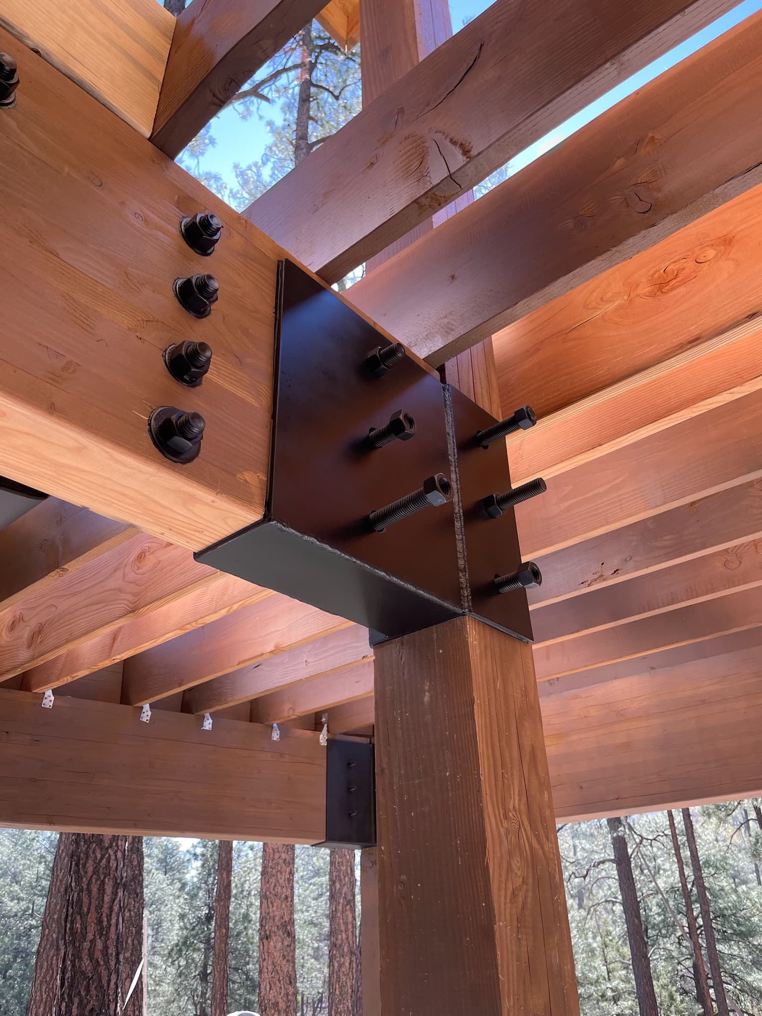 Custom Timber Frame Hardware - Copper Basin, Prescott photo 2