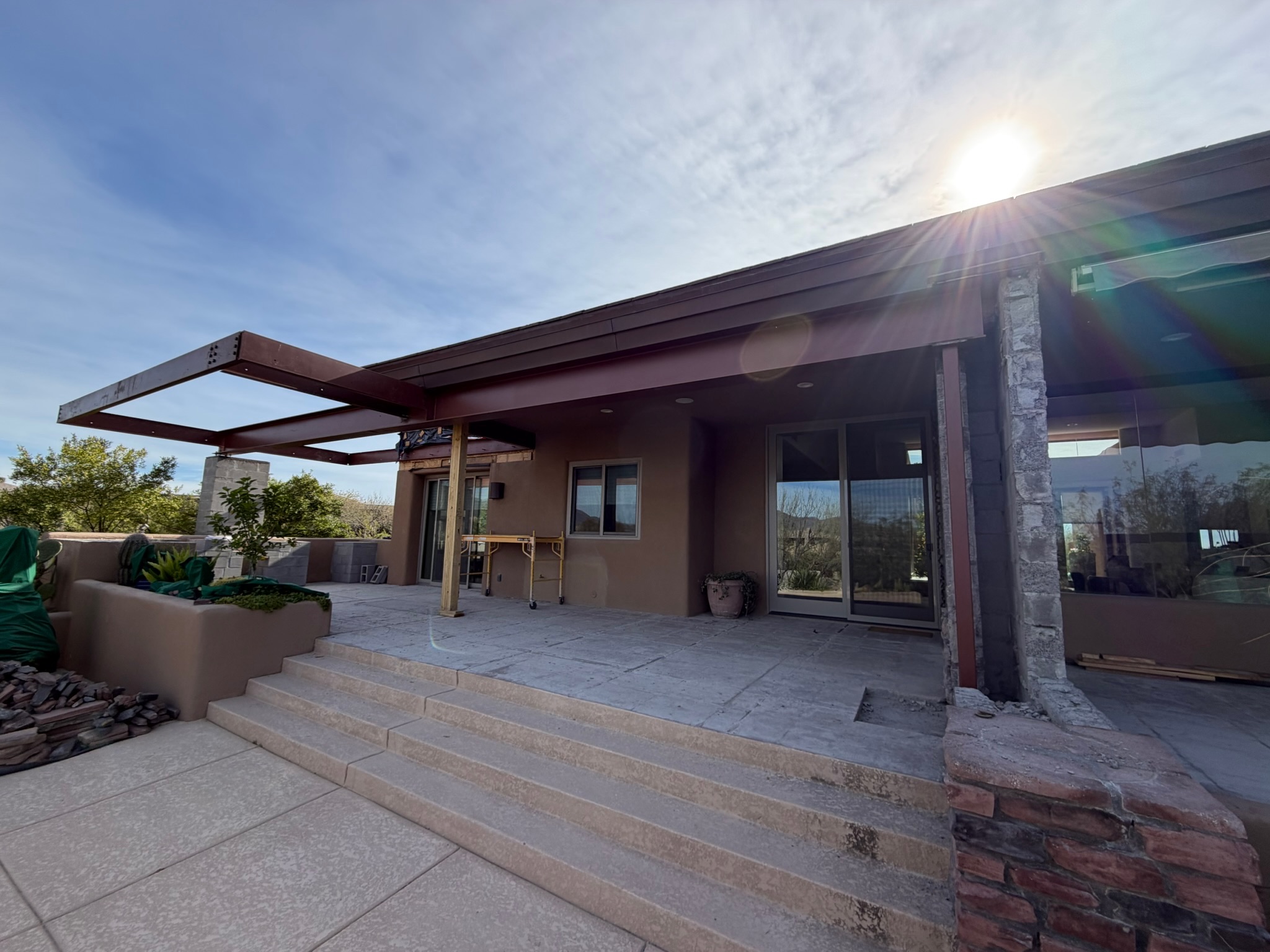 Cantilevered Patio Addition - Desert Mountain, Scottsdale photo 2